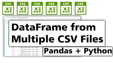 Python Tips: Efficiently Import Multiple CSV Files into Pandas and Concatenate into One Dataframe